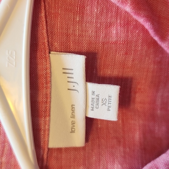 J.Jill 100% Linen Top Size XS - Picture 3 of 5